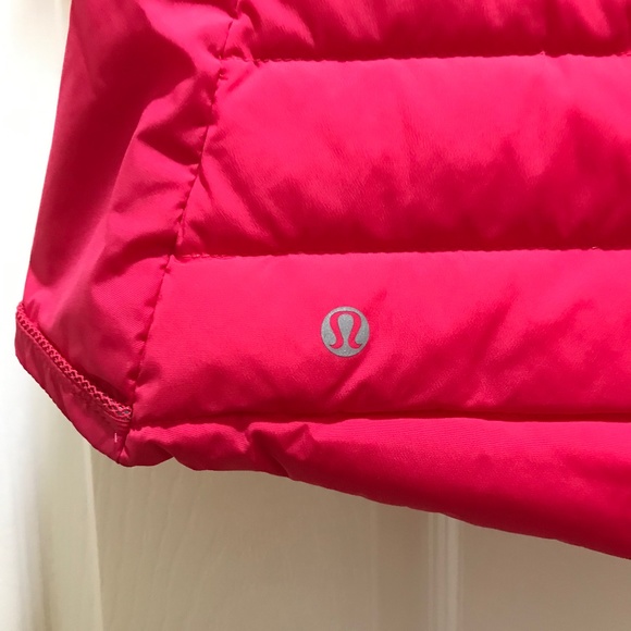 NWT Lululemon Fluffed Up Vest Sz 4 800 Fill PINK - Picture 9 of 15